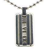 ティファニー アトラス プレート ボールチェーン ネックレス SV925 シルバー レディース TIFFANY&Co. 【中古】